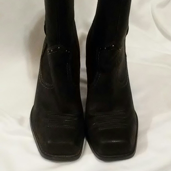 **SOLD**Harley Davidson Black Leather Boots - Picture 4 of 8